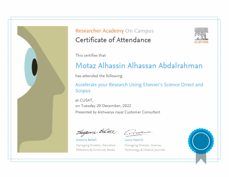 Accelerate Research Using Elsevier Science Direct Scopus Certificate | PDF