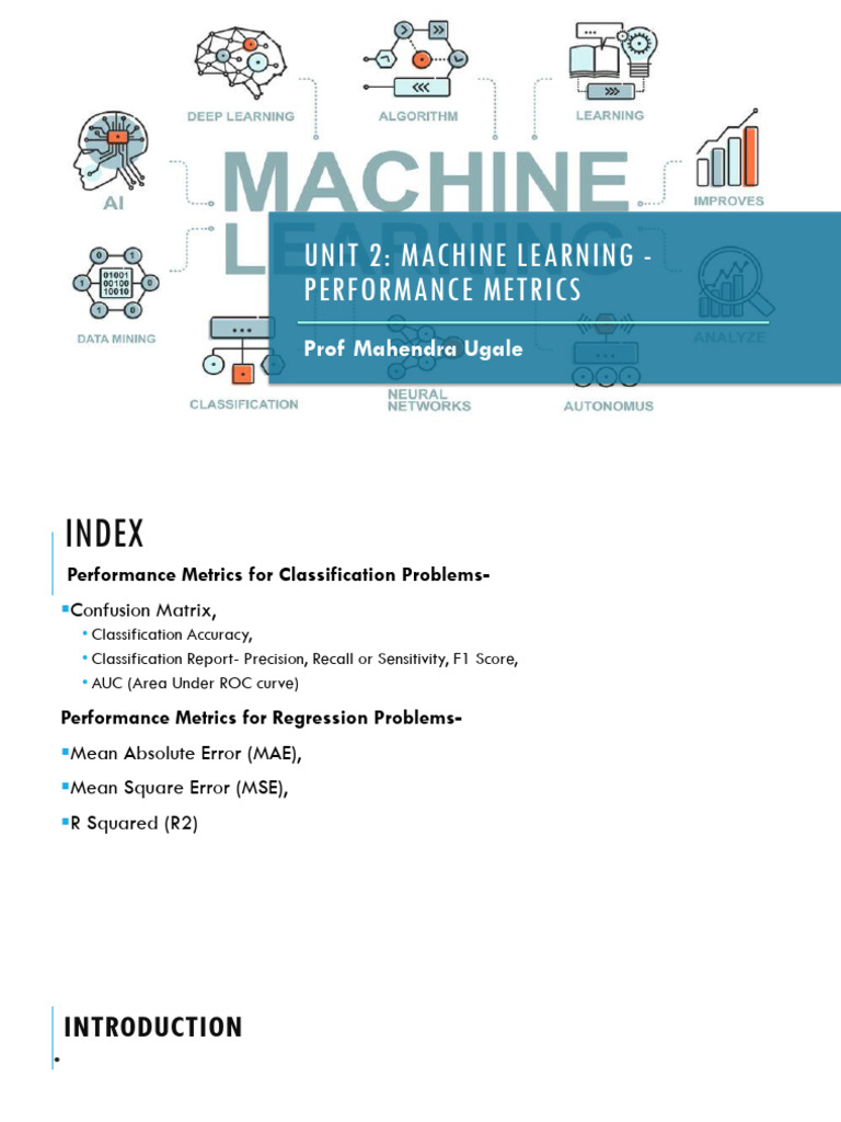Unit 02 Machine Learning | PDF
