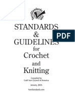 Standars & Guidelines for Crochet and Kniting