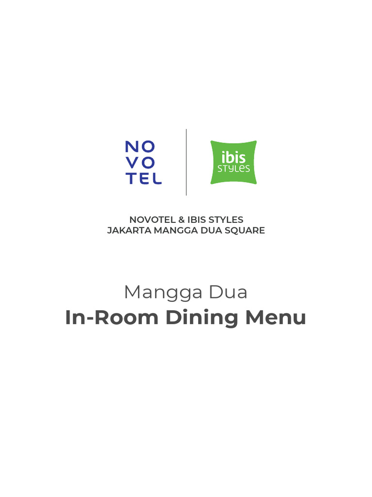 In-Room Dining Menu | PDF
