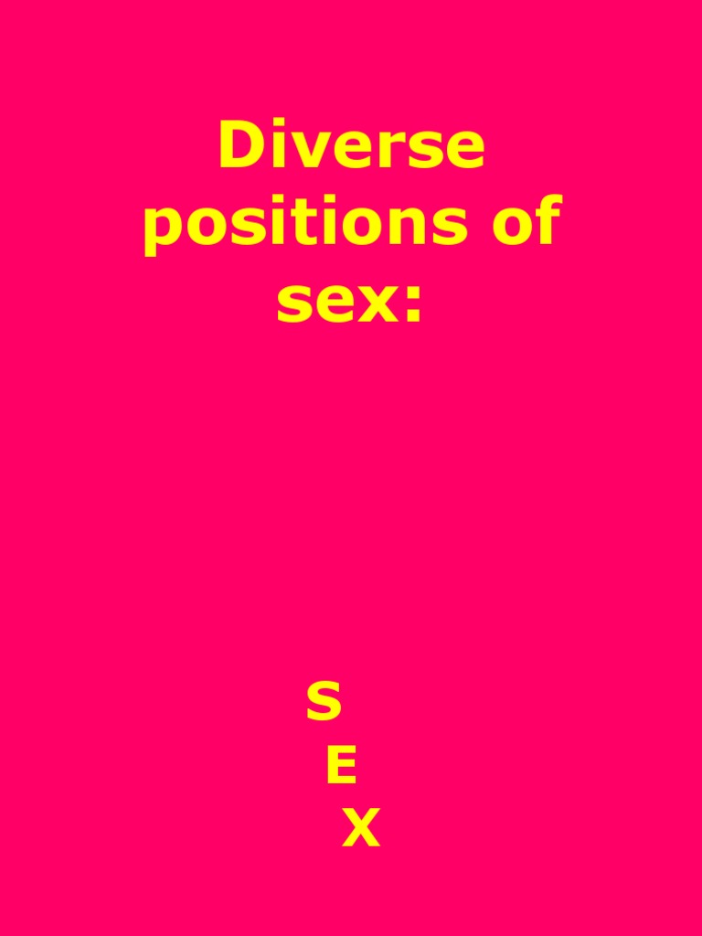 Diverse Sex Positions Overview | PDF