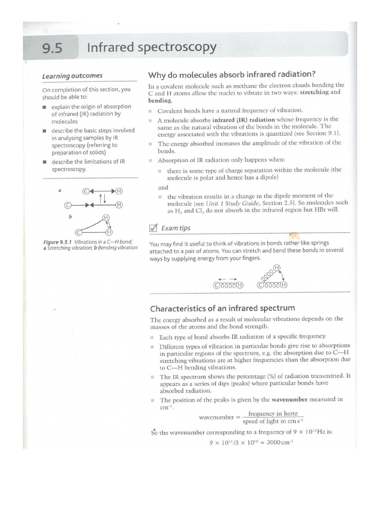 IR Spec and Mass Spec | PDF