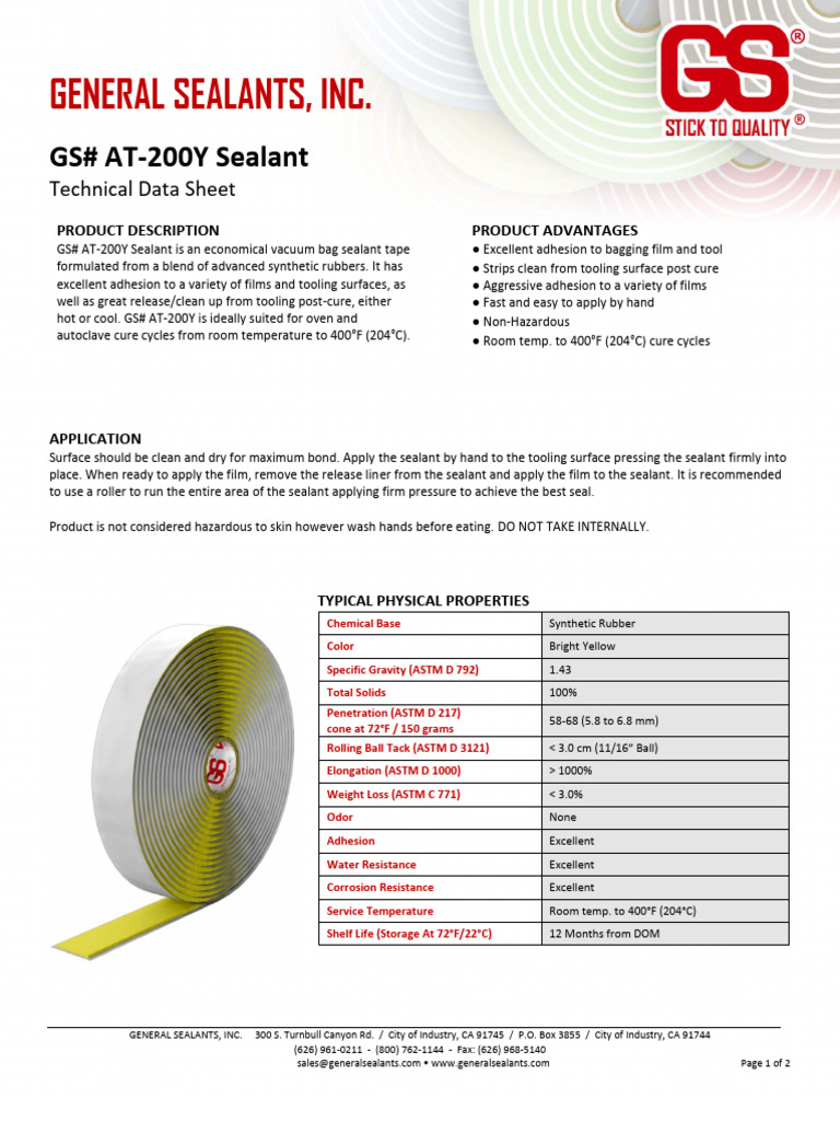 GS at 200y TDS | PDF | Materials | Industrial Processes