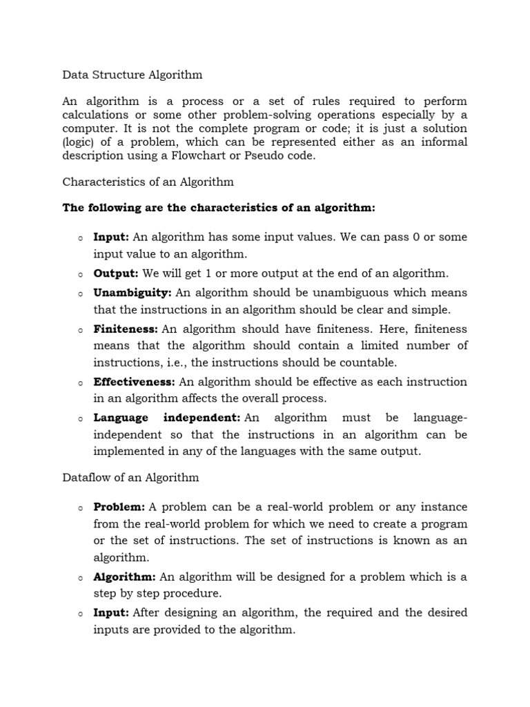 Algorithms | PDF