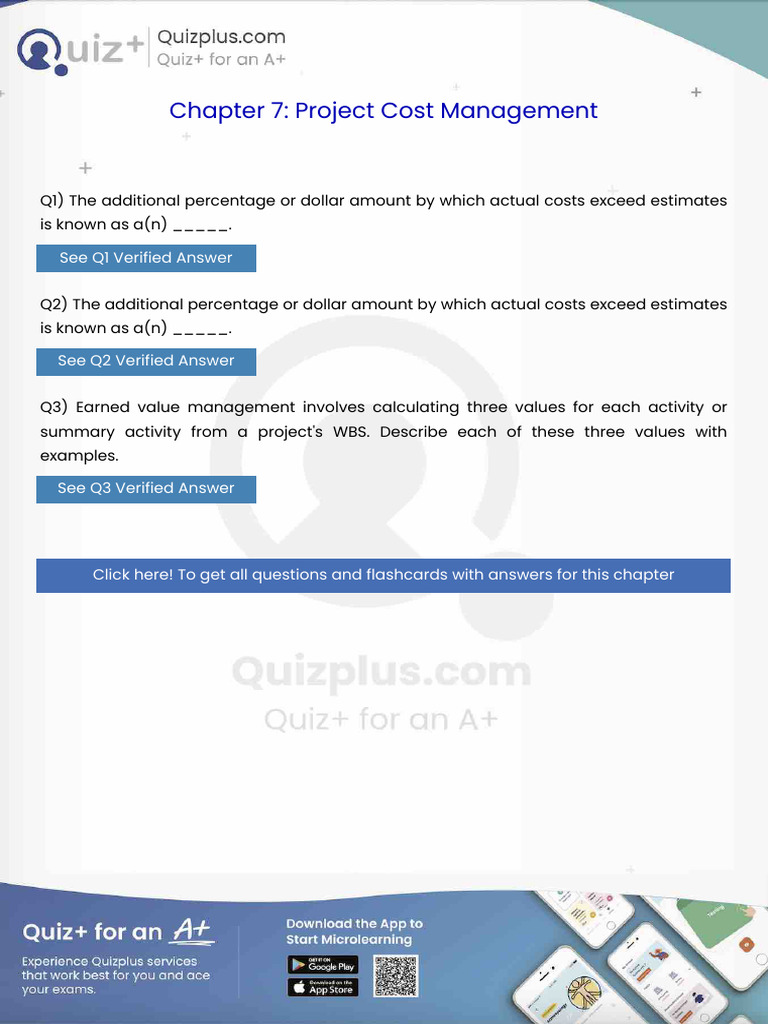 The Additional Percentage or Dollar Amount by Which Actual Costs Exceed ...