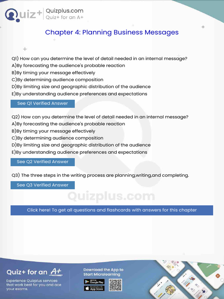 How Can You Determine The Level of Detail Needed in An Internal Message ...