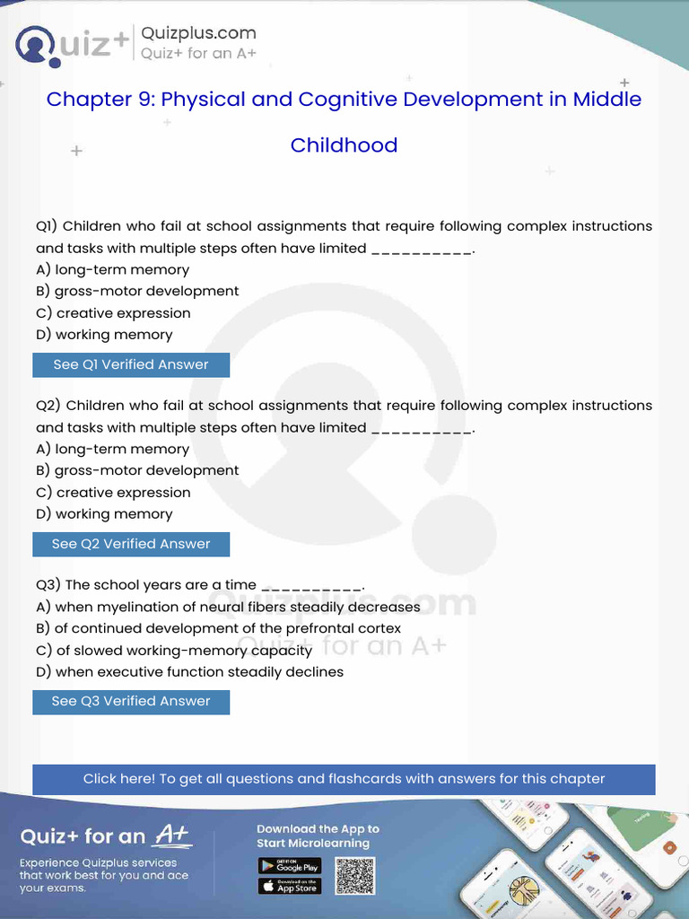 Children Who Fail at School Assignments That Require Following Complex ...