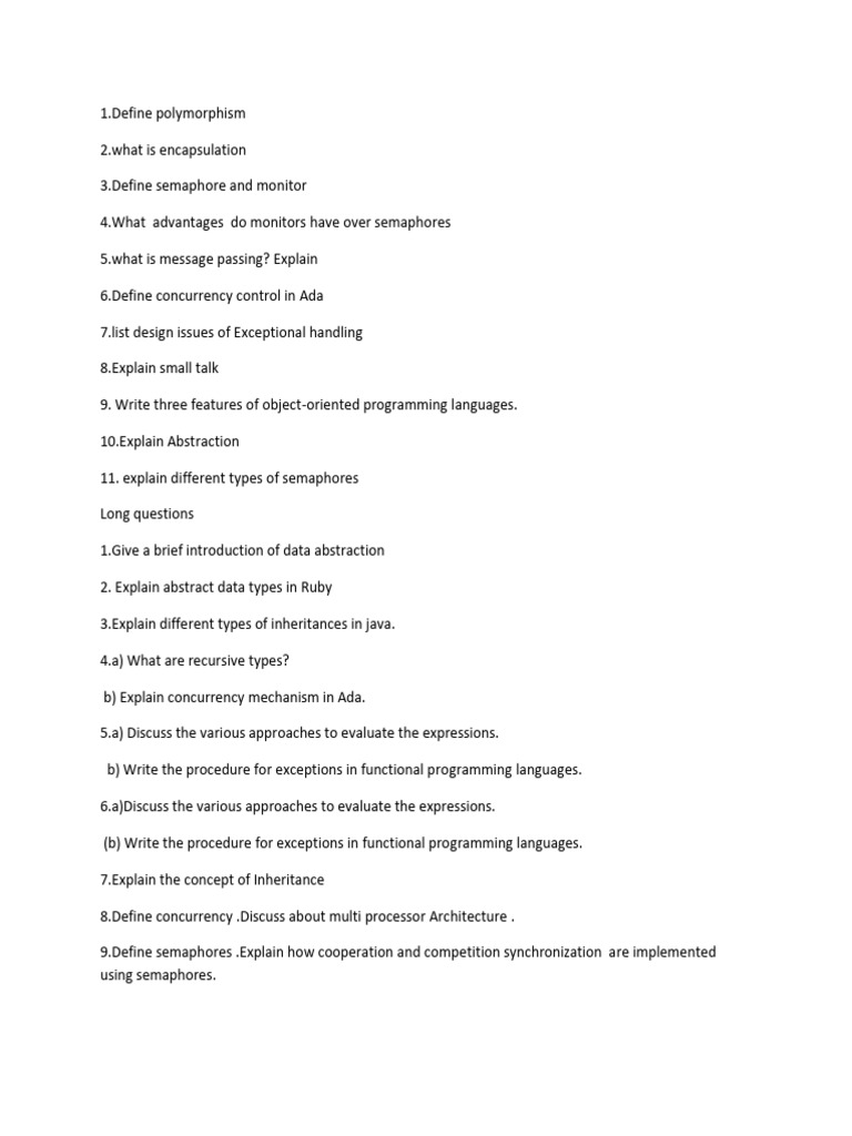 Unit 4 Imp QB | PDF