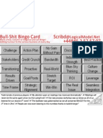 Bullshit Bingo Card