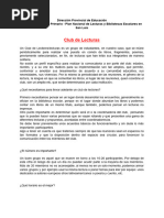 Cómo organizar un club de lectura exitoso | PDF | Experiencia | Aprendizaje