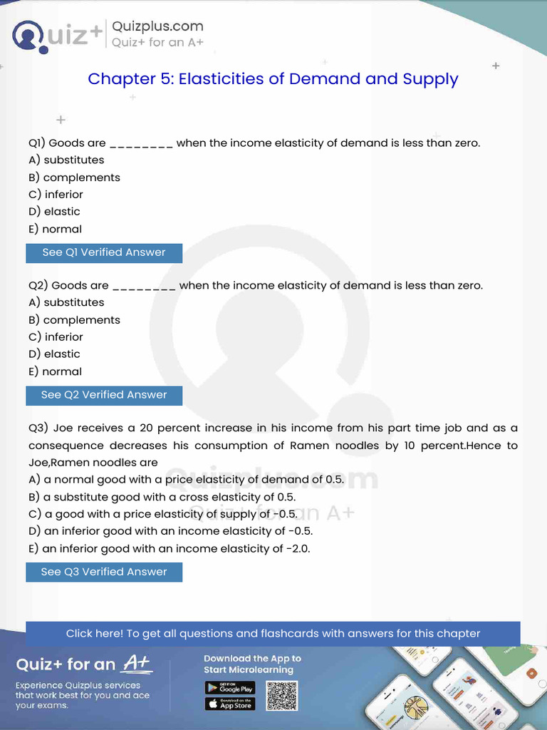 Goods Are When The Income Elasticity of Demand Is Less Than Zero | PDF