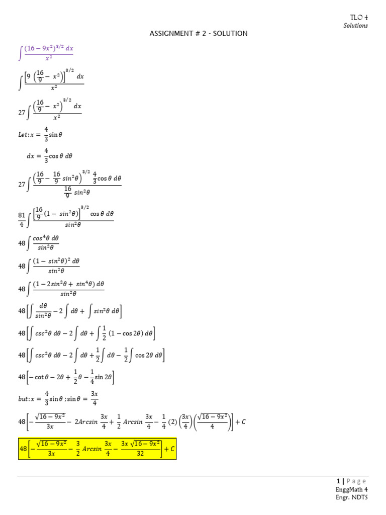 Assignments Deriv | PDF