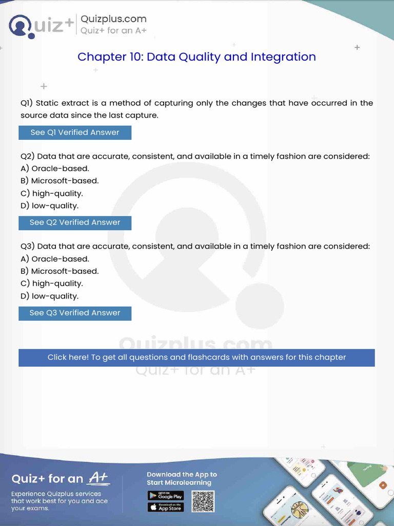 Static Extract Is A Method of Capturing Only The Changes That Have ...
