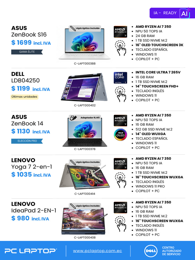 Catalogo - V2 - Final - Mar 18 | PDF | Computadoras personales ...
