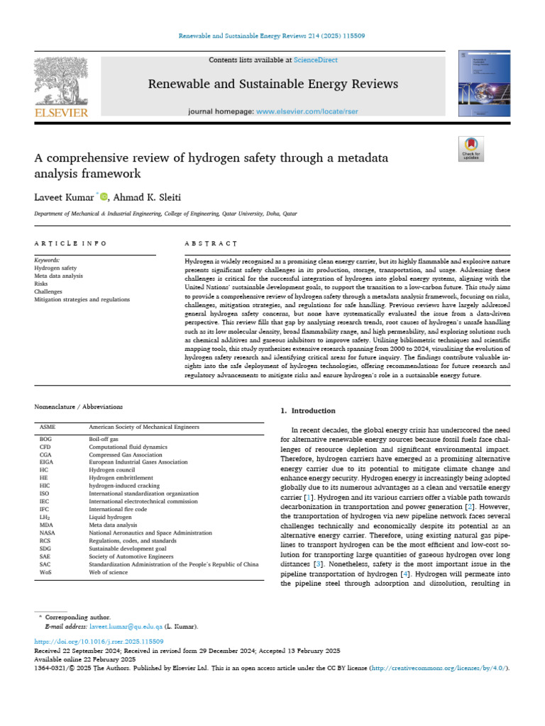 Laveet Kumar - A Comprehensive Review of Hydrogen Safety Through A ...