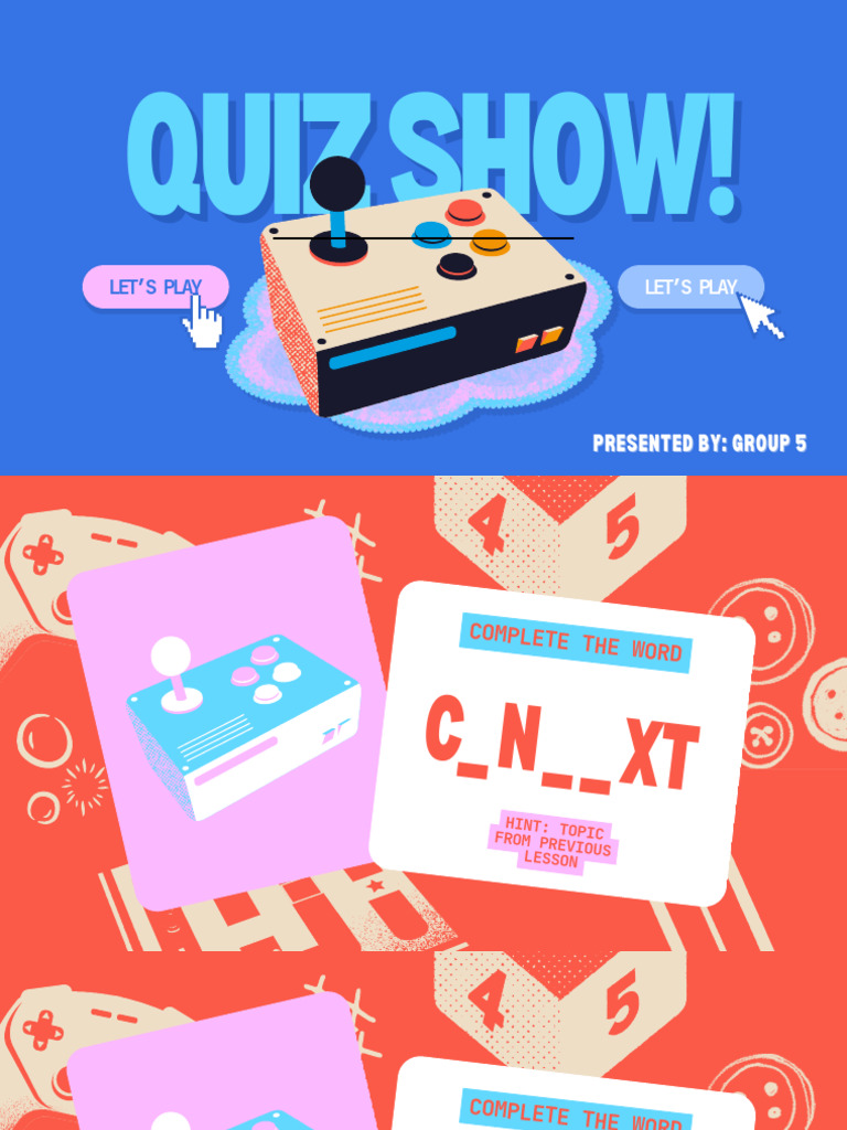 Blue Illustrated Trivia Quiz Presentation | PDF