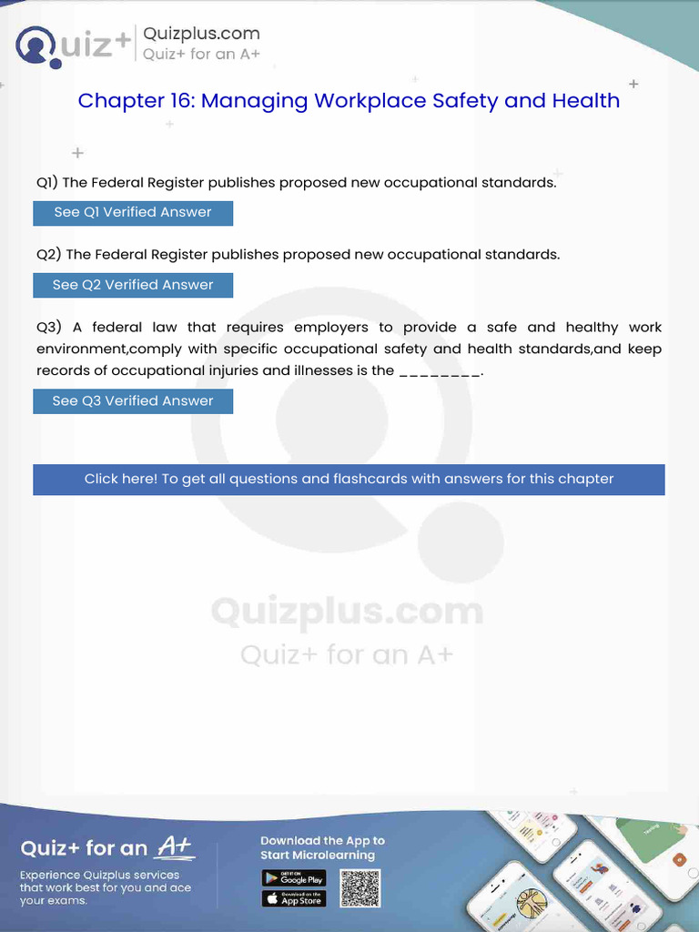 The Federal Register Publishes Proposed New Occupational Standards | PDF