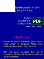 Products Standardization in Oil & Gas Sector in India
