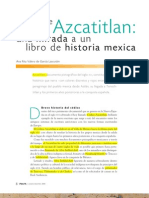 CÓDICE AZCATITLAN UNA MIRADA A UN LIBRO DE HIST. MEXICA