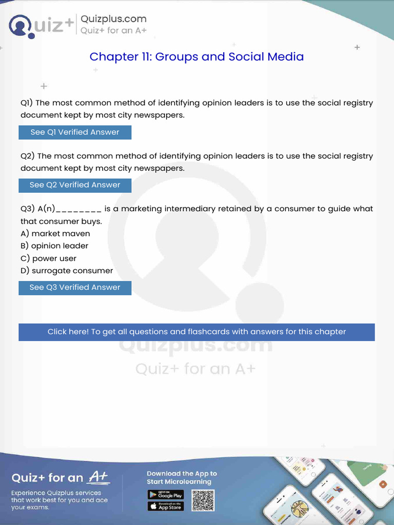 The Most Common Method of Identifying Opinion Leaders Is To Use The ...