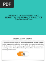 Medication Safety Practices Overview | PDF | Medical Error | Pharmacy