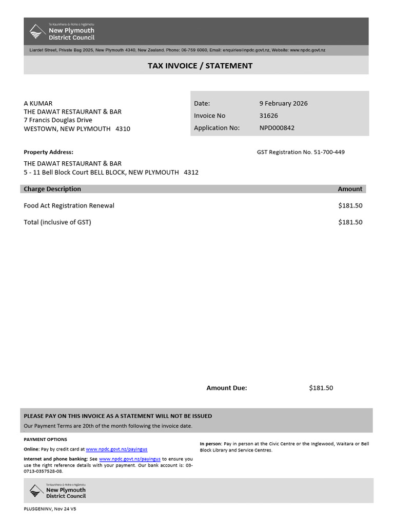 ECM - 9705722 - v1 - Plus General Invoice NPD000842 626775 | PDF
