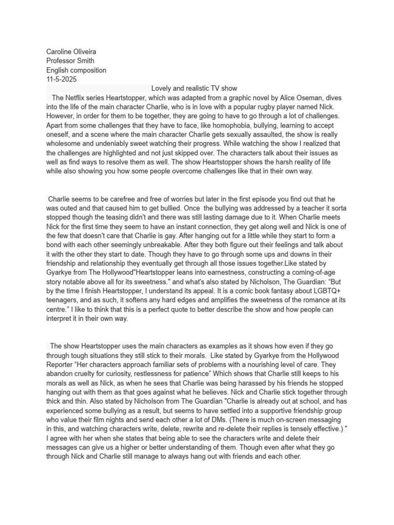 Rough Draft of Informed Review | PDF