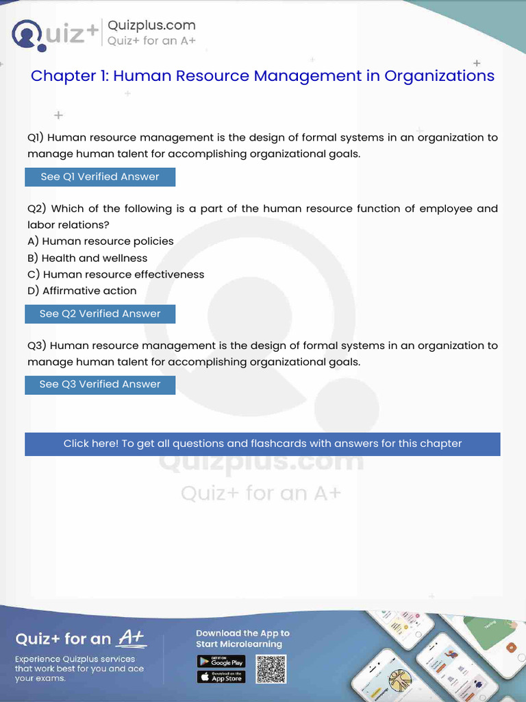 Human Resource Management Is The Design of Formal Systems in An ...