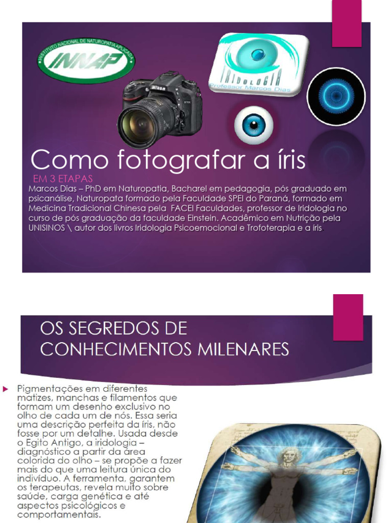 Como Fotografar A Íris | PDF