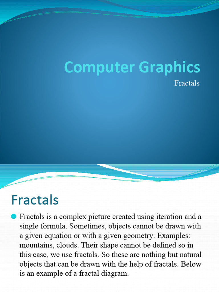 Module 4 - Fractals | PDF