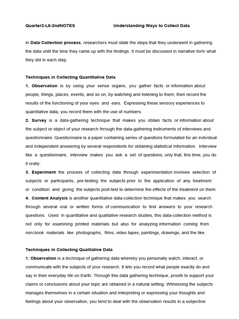 Quarter2 L6 2ndNOTES Complete | PDF
