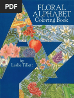 Download Floral Alphabet Coloring Book by Brandon Allen SN101855334 doc pdf
