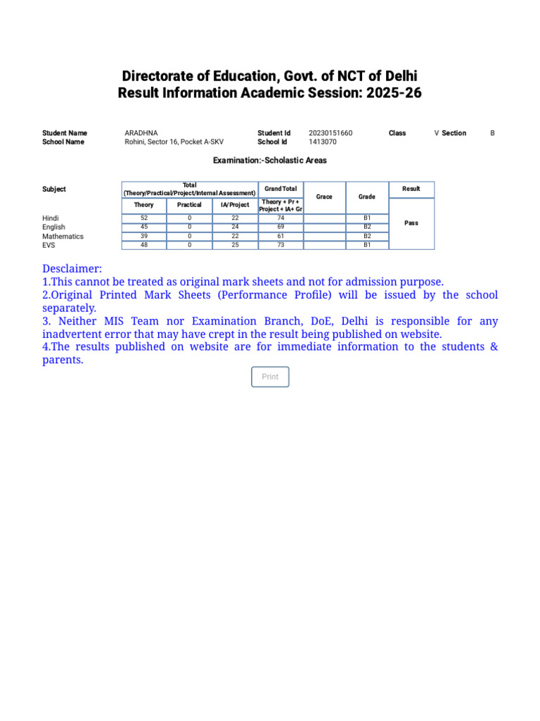 Edustud - Nic.in Result FrmPubliclevelResult 23 24.aspx Id 956824 | PDF