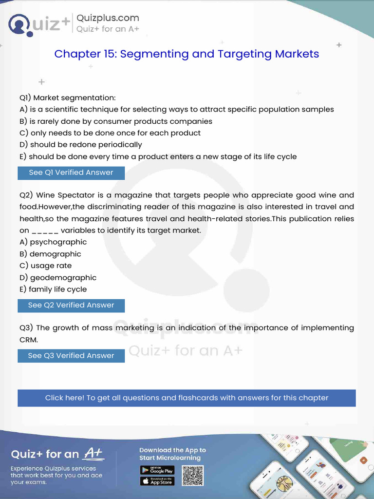 Market Segmentation | PDF | Market Segmentation | Retail
