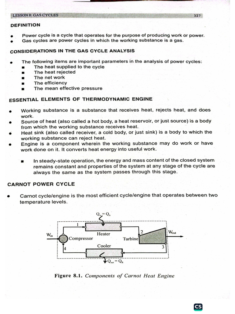 Gas Cycles | PDF