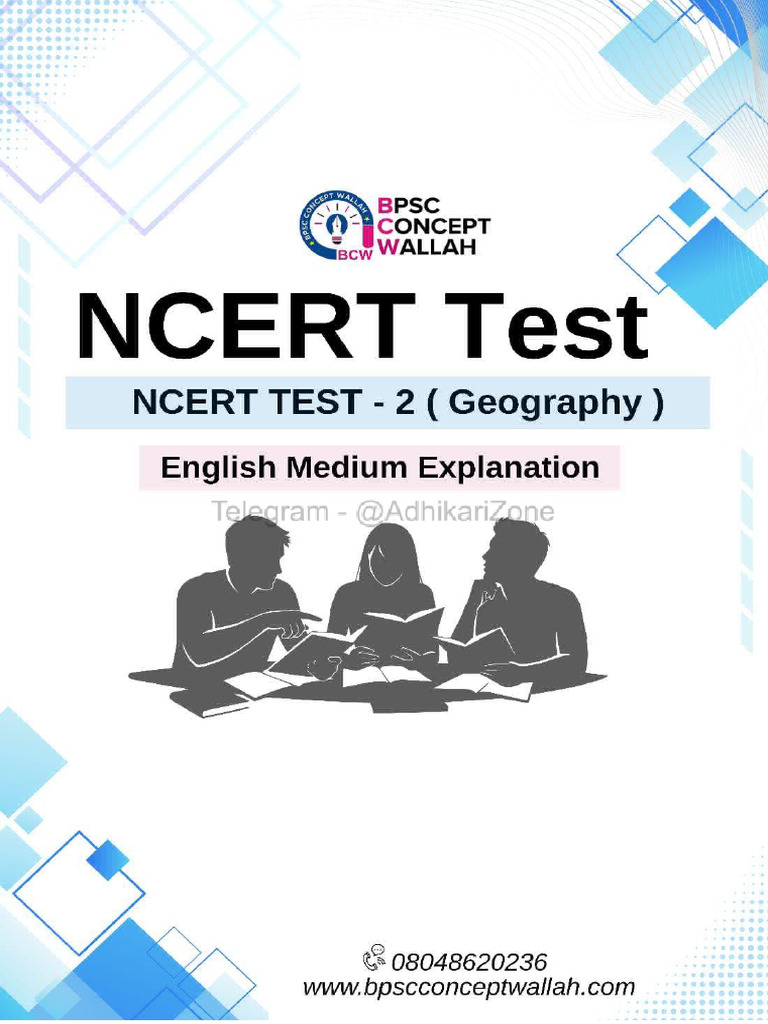 Test 2 Solution English @AdhikariZone | PDF | Troposphere | Tide
