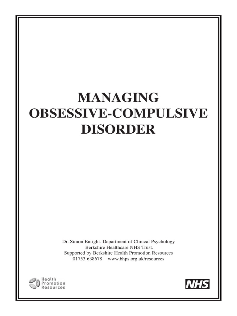 Managing Obsessive Compulsive Disorder Simon Enright 1116 | PDF