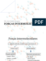 Forças intermoleculares Aula cefet