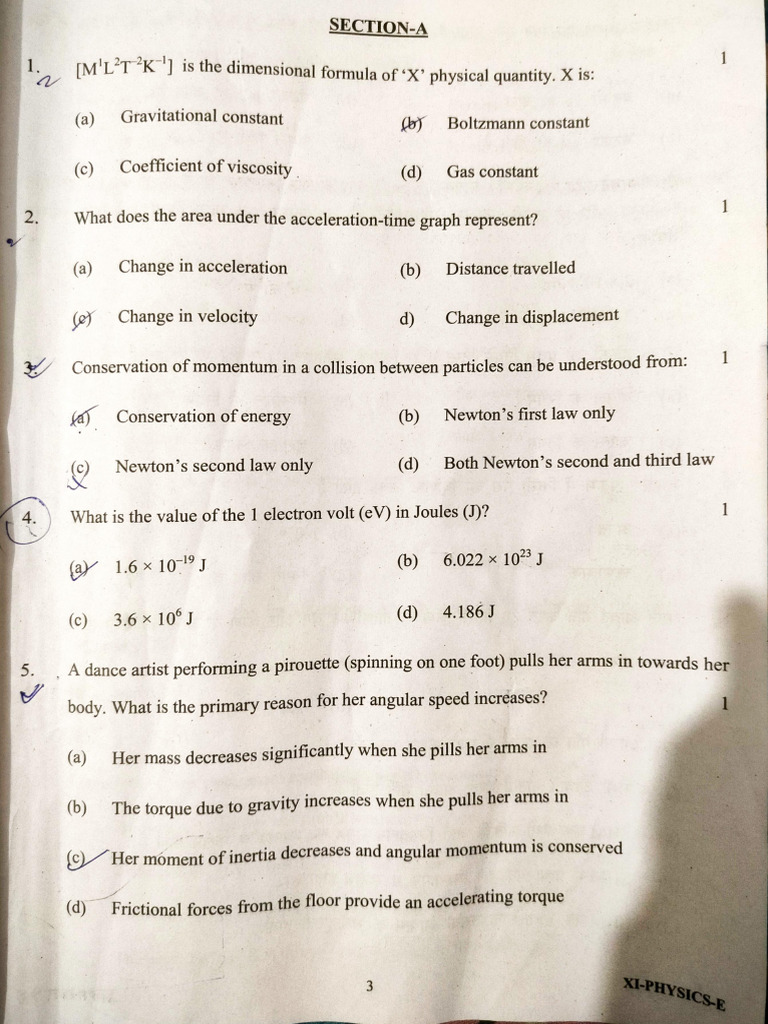 Physics Paper ? | PDF