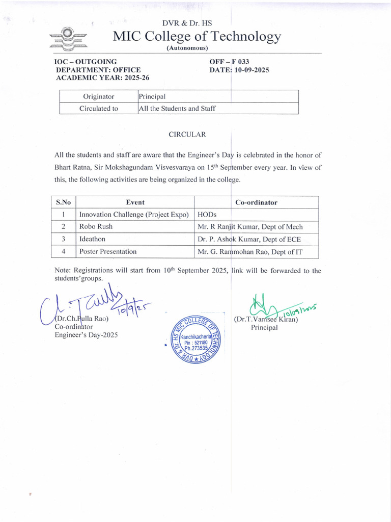 10 09 2025 Engineer's Day | PDF
