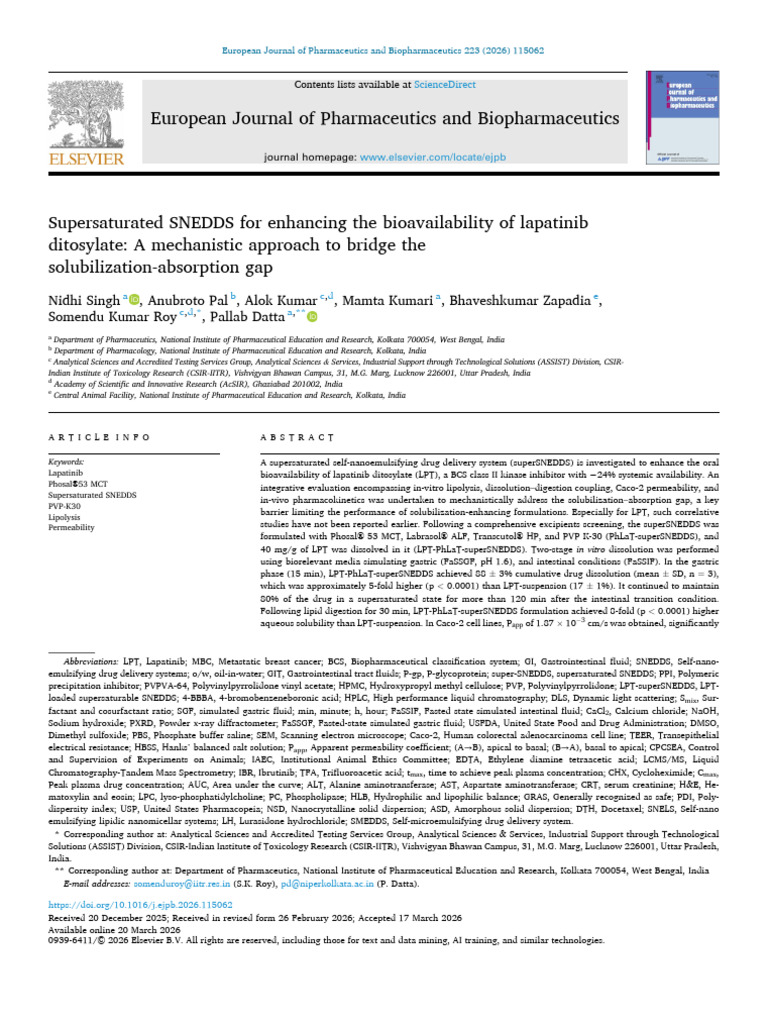 10 1016j Ejpb 2026 115062 | PDF