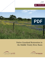 Native Grassland Restoration in the Middle Trinity River Basin