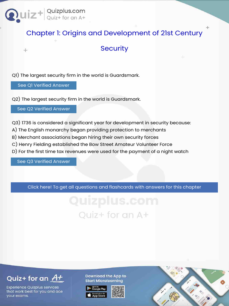 The Largest Security Firm in The World Is Guardsmark | PDF