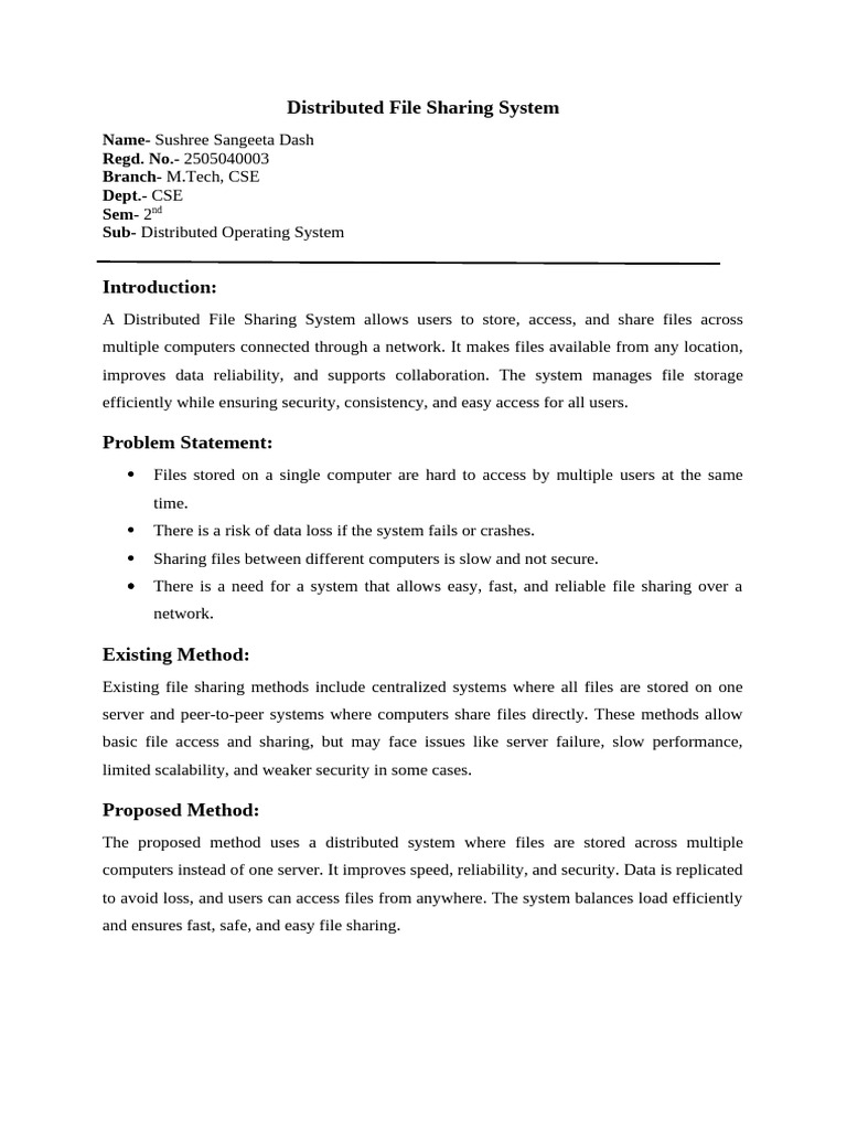 DOS Report | PDF