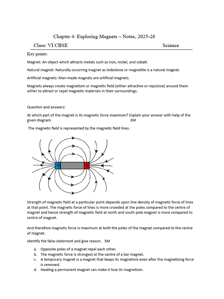 6 Cbse CH 4 Notes Up | PDF
