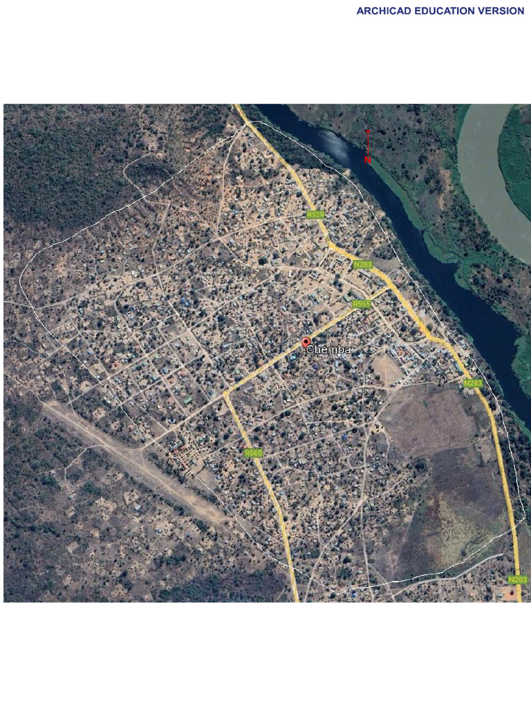 Mapa Do Distrito de Chemba | PDF