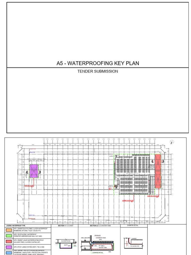A5-Waterproofing Key Plan | PDF | Building | Materials