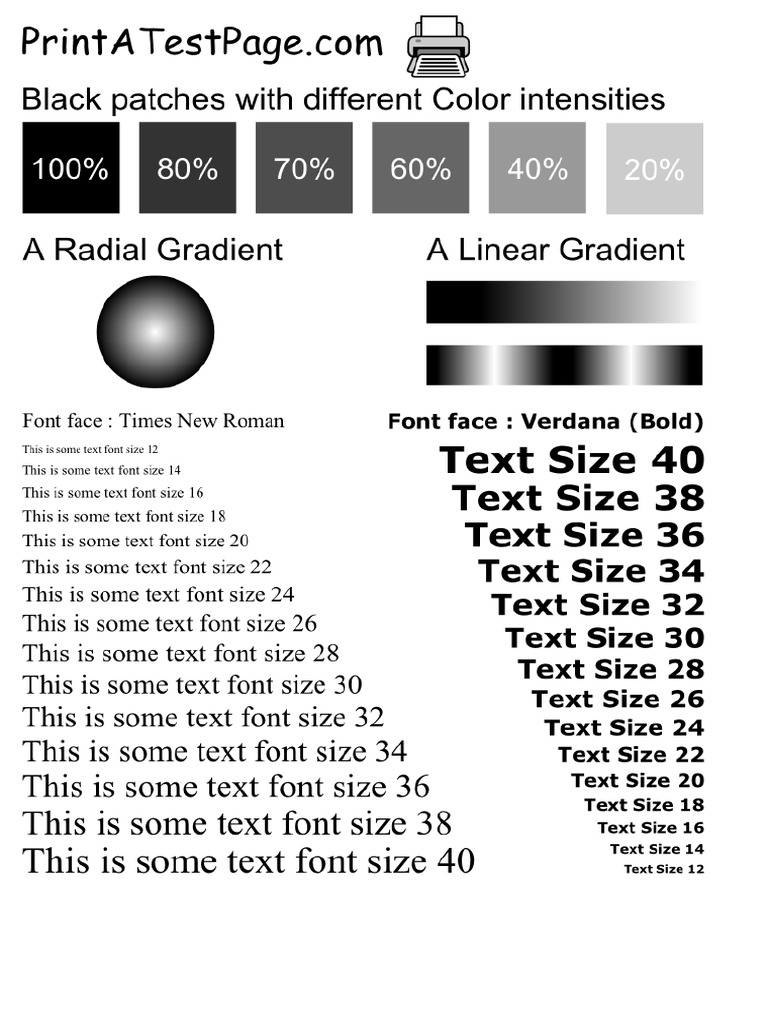 Test Print Download | PDF