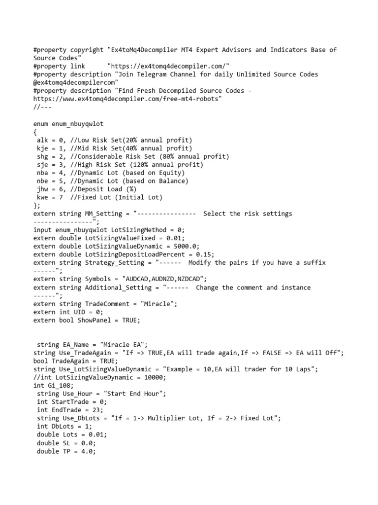 Miracle Trading | PDF | Computer Programming | Software Engineering