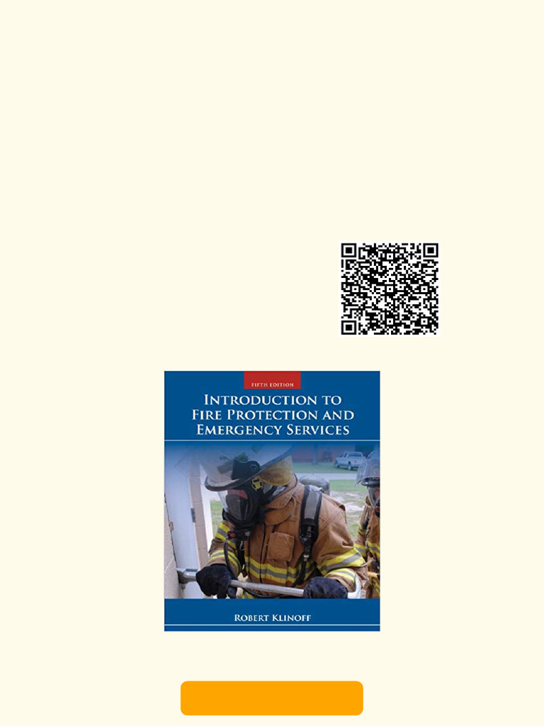 Introduction To Fire Protection and Emergency Services 5th Edition Full ...